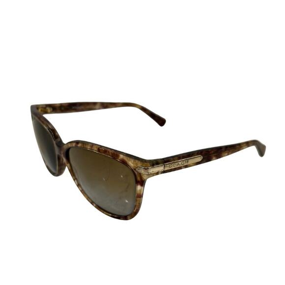 Coach HC8132 528713 Confetti Light Brown Square Women's Sunglasses "FRAMES ONLY" - Picture 1 of 8
